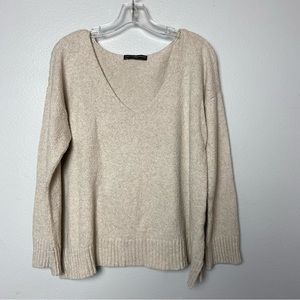 Peruvian Connection Cotton Nylon V Neck Sweater